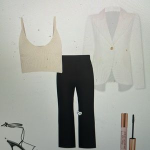 Vintage guess Los Angeles NEW cropped camisole ribbed tank top Y2K boho festival